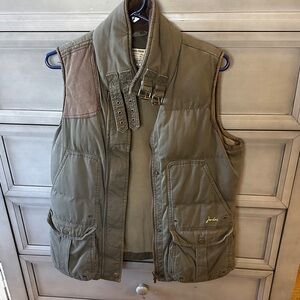 Joules Equestrian Green Quilted Vest